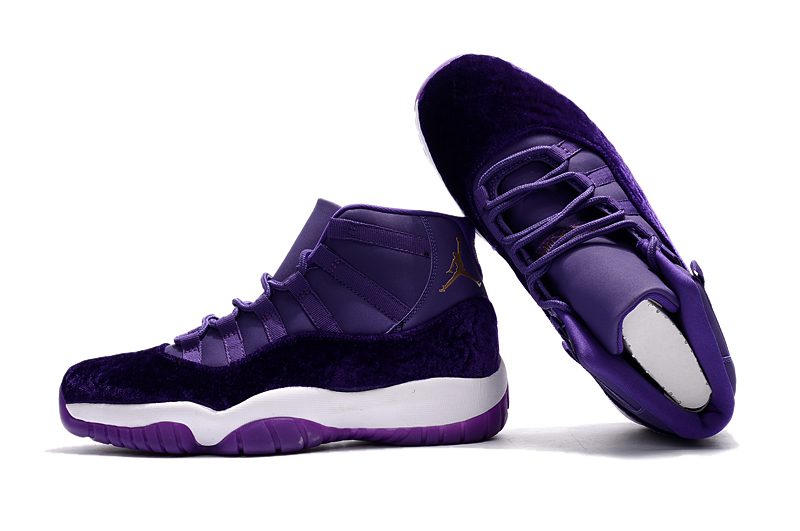 NIKE  Air Jordan 11 PRM Velvet Heiress Royal Purple Basketball Men – תמונה 3