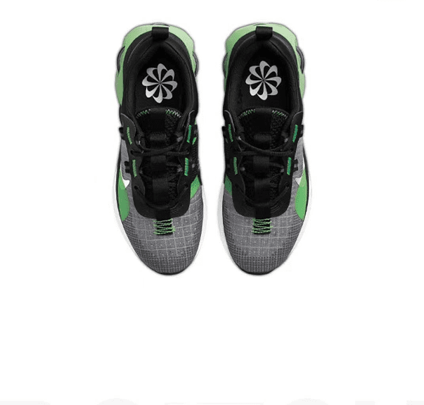 Nike Kids Boy's Air Max 2021 (GS) (Big Kid) Black/Chrome/Green Strike/Iron Grey 4.5 Big Kid M – תמונה 3