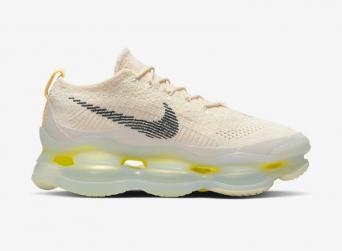 NIKE Air Max Scorpion Phantom Black Light Cream Lemon Wash – תמונה 4