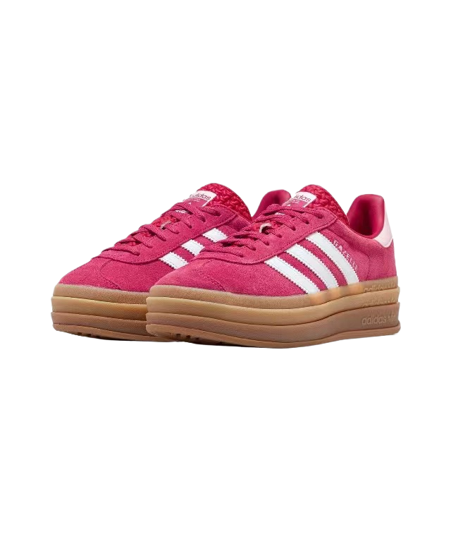 אדידס גאזל- ADIDAS GAZELLE BOLD SHOES Red/White – תמונה 3