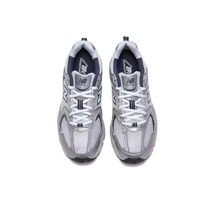 סניקרס ניו באלאנס NEW BALANCE 530 Silver & WHITE – תמונה 6