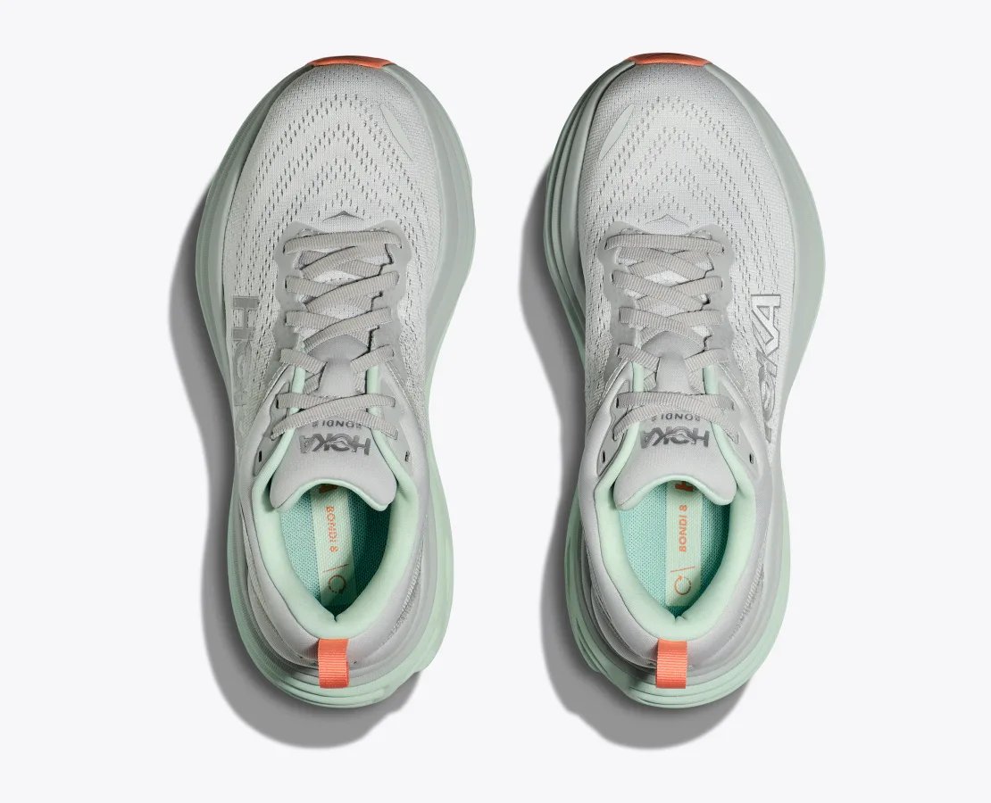 נעלי הוקה - HOKA Bondi 8 Grey Green – תמונה 5