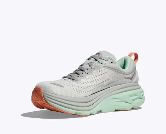 ⁦נעלי הוקה - HOKA Bondi 8 Grey Green⁩ – תמונה ⁦2⁩