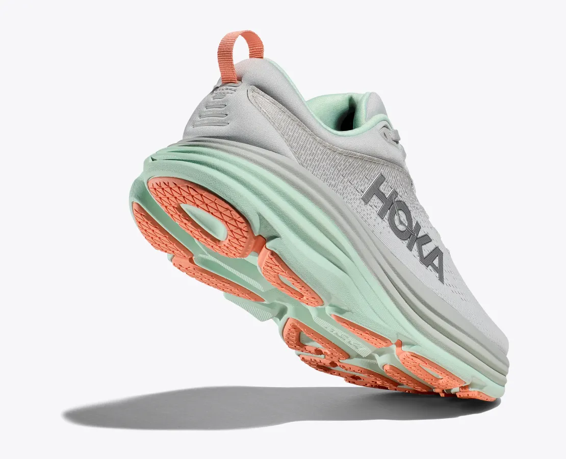 נעלי הוקה - HOKA Bondi 8 Grey Green – תמונה 3