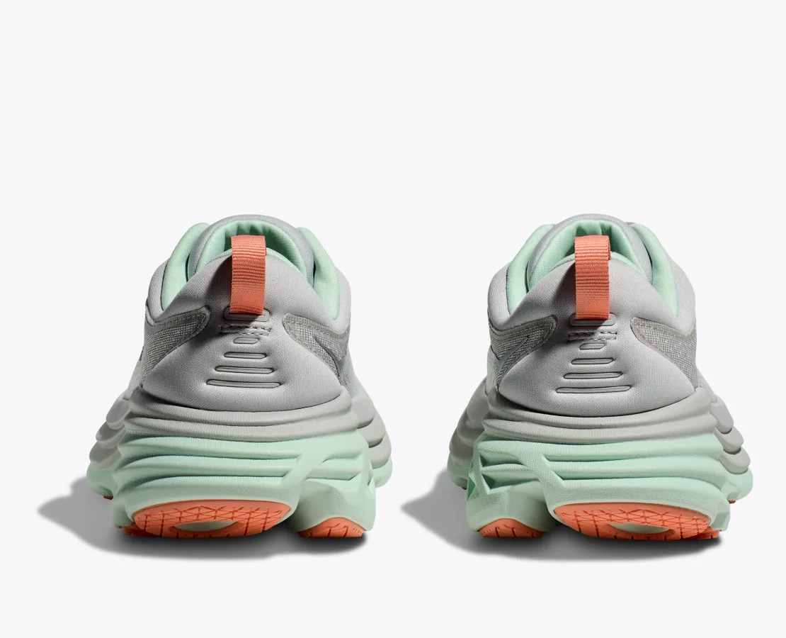 נעלי הוקה - HOKA Bondi 8 Grey Green – תמונה 4