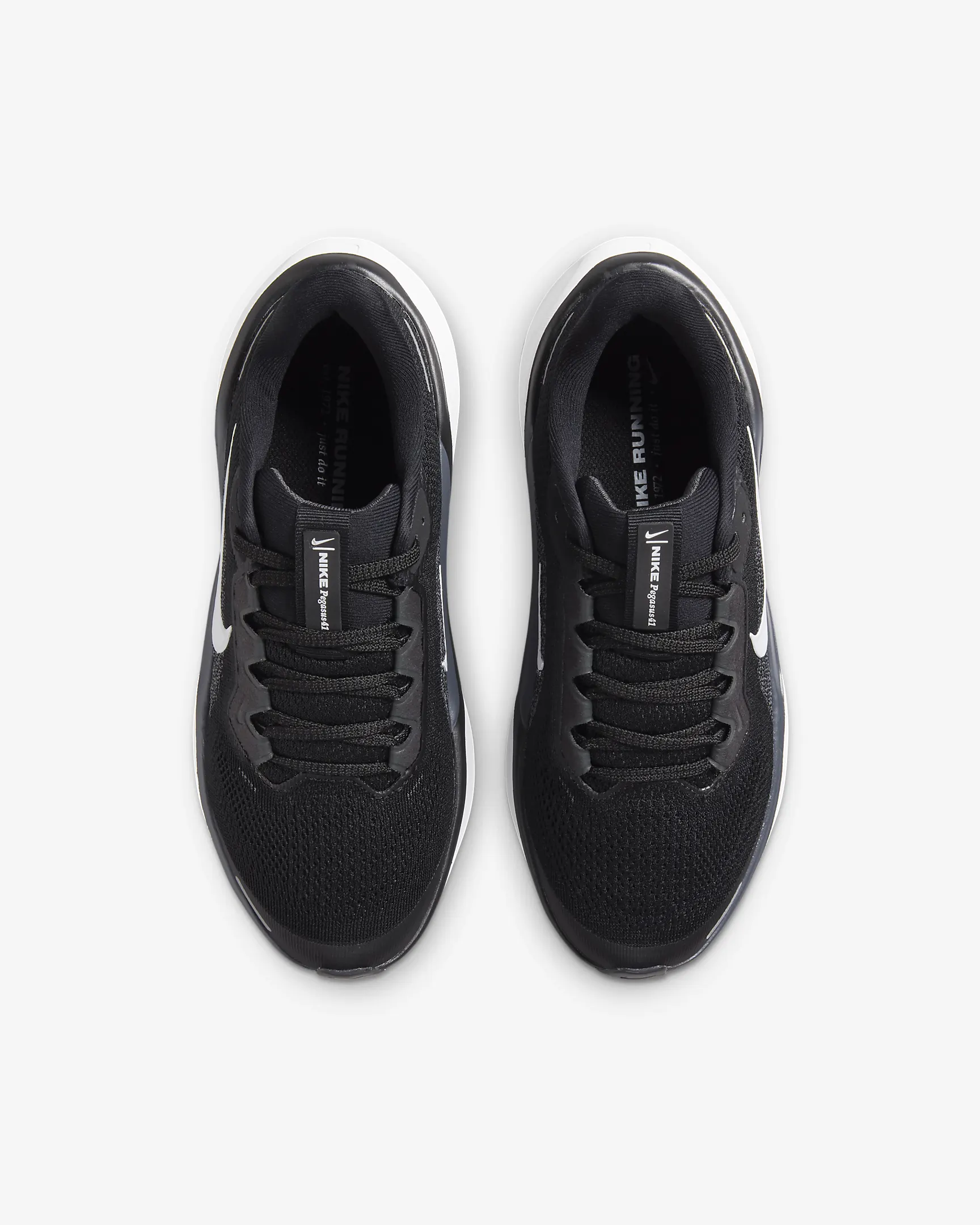 נעלי נייק פגסוס - Nike Pegasus 41 Black White – תמונה 4