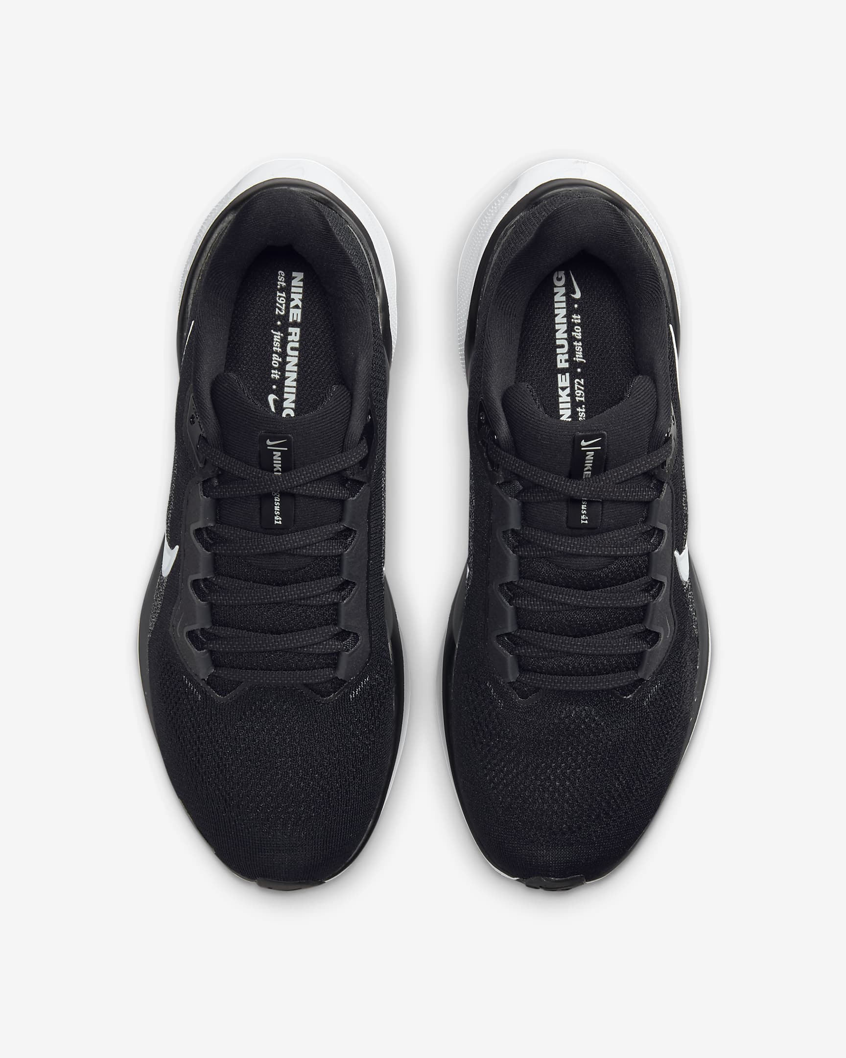 נעלי נייק פגסוס - Nike Pegasus 41 Black White – תמונה 4
