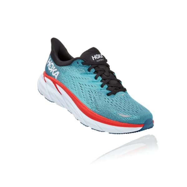 נעלי הוקה - HOKA Clifton 8 Blue Red – תמונה 5
