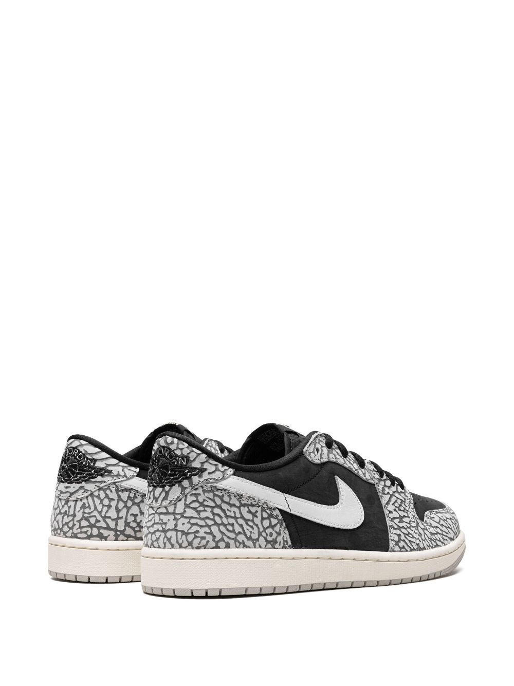 נייק ג'ורדן -NIKE AIR JORDAN 1 LOW - Black/White – תמונה 3