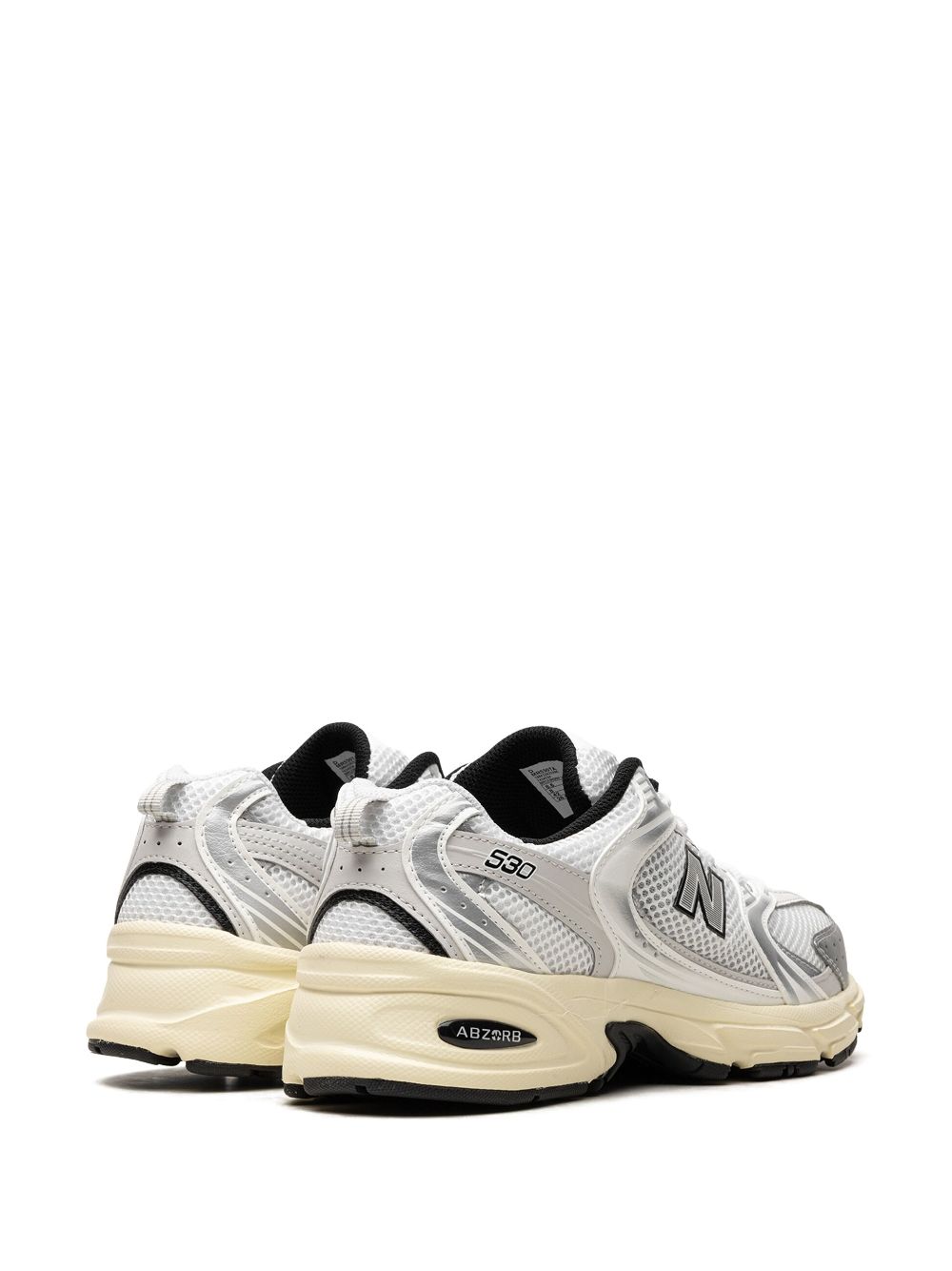 סניקרס ניו באלאנס NEW BALANCE 530 White Silver-tone – תמונה 3