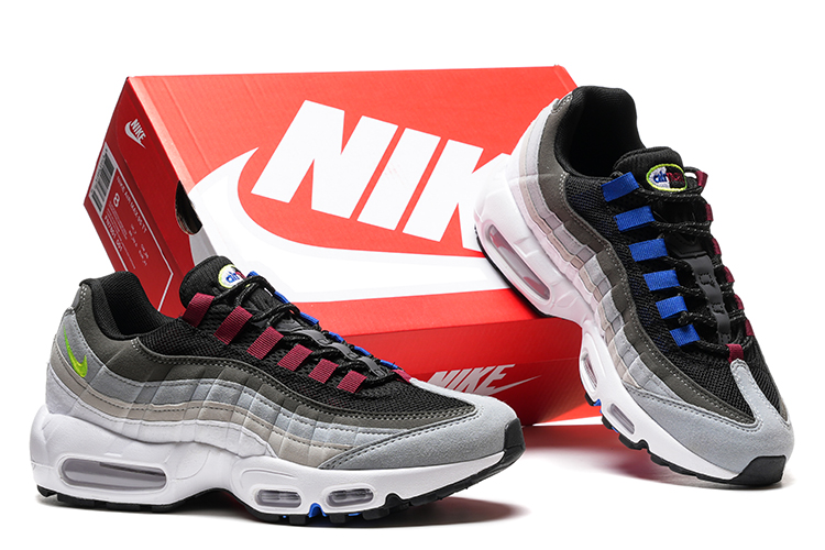 נעלי נייק NIKE AIR MAX 95 GRAY WHITE TURKIZ – תמונה 4