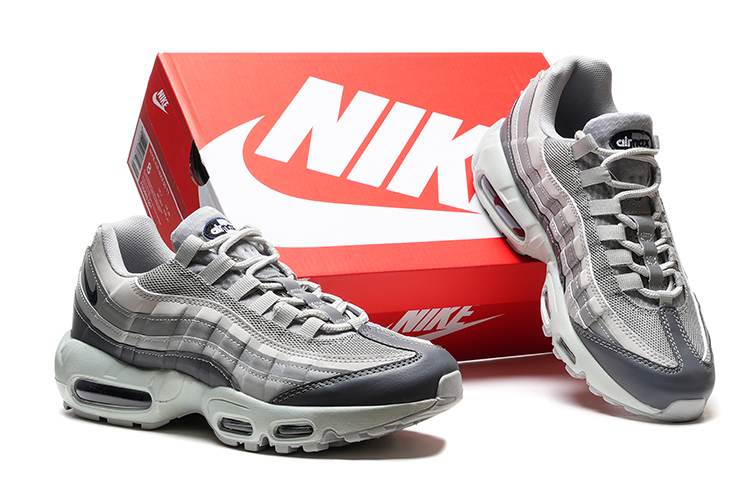 נעלי נייק NIKE AIR MAX 95 WHITE GRAY TURKIZ – תמונה 5