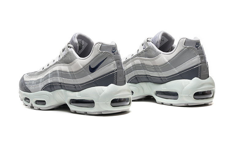 נעלי נייק NIKE AIR MAX 95 WHITE GRAY TURKIZ – תמונה 3